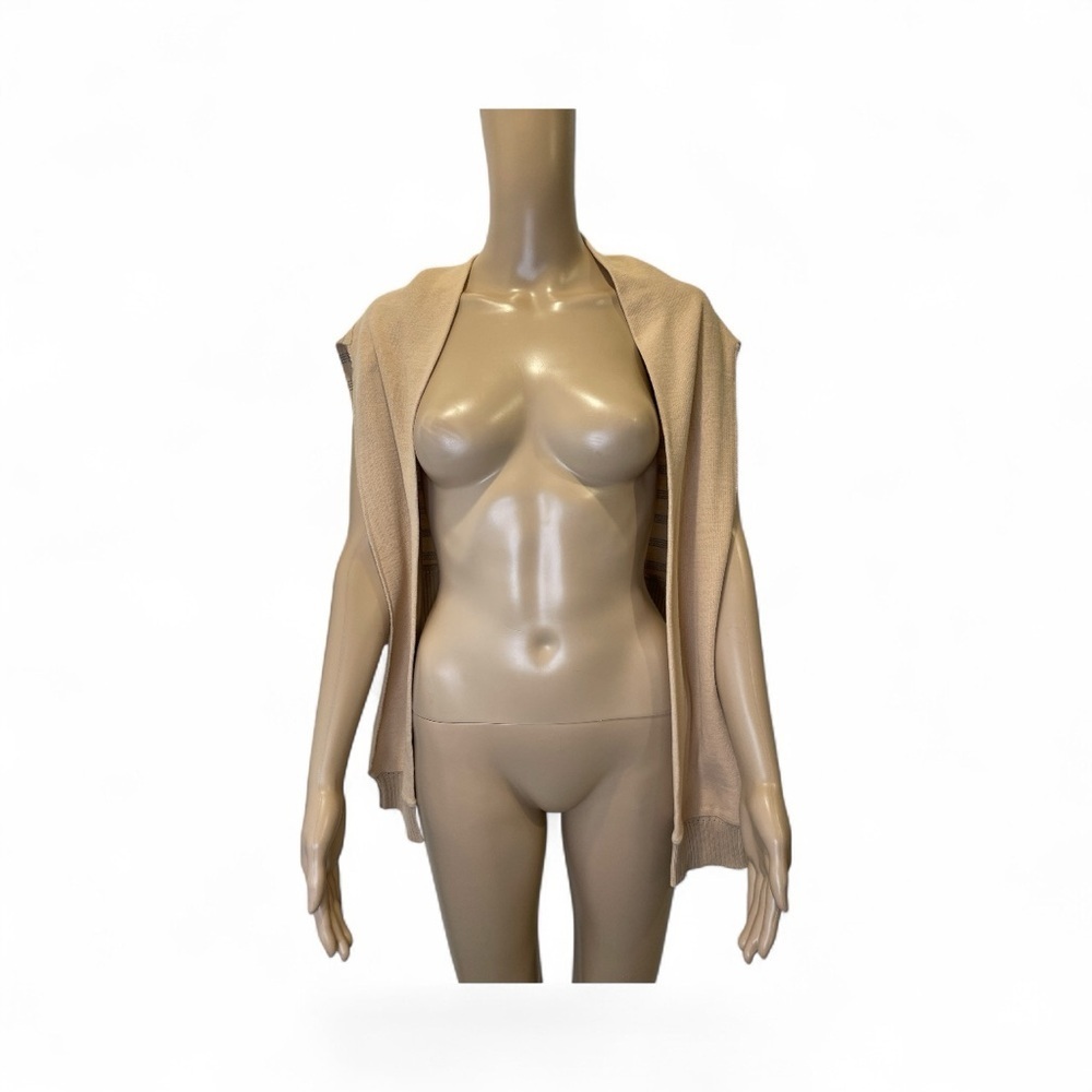 Sonia Rykiel Paris Tan Sleeveless Wrap